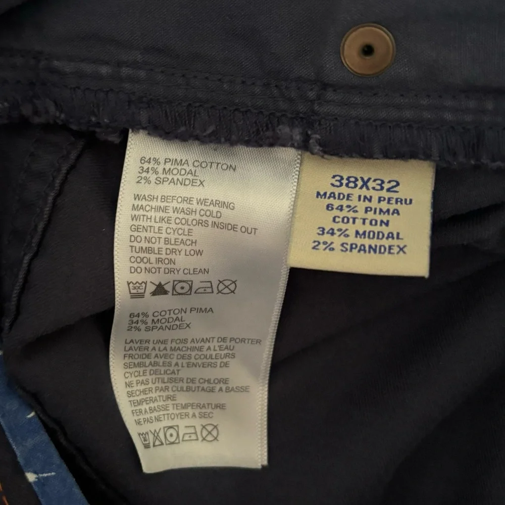 Tommy Bahama Boracay 5-Pocket Pants, Color Maritime Size 38/32